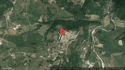 Parc de camping-cars à Monteleone di Spoleto Italie